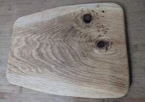 Premium Oak Live Edge Cutting Board
